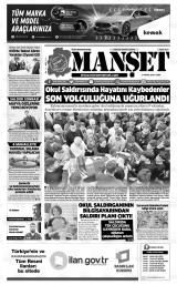 KAHRAMANMARAŞ MANŞET