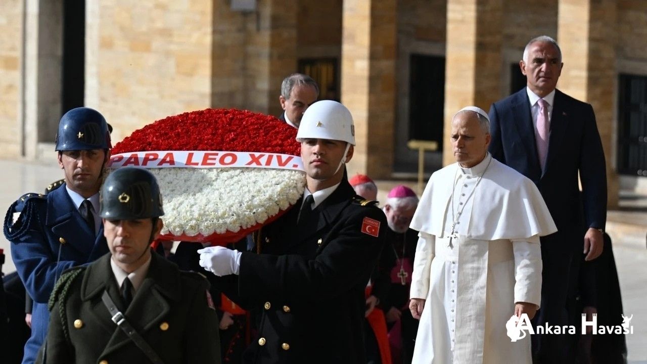 Vatikan Devlet Başkanı Papa 14. Leo Anıtkabir’de!
